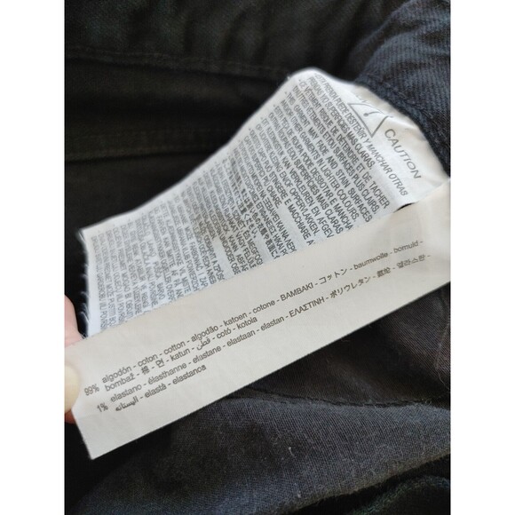 Zara + Denim Women's Size 4 straight Leg Black Jeans Style 09/10 - Picture 5 of 5